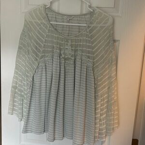 Lucky Brand Sheer Top